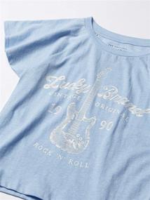 img 2 attached to Lucky Brand Fashion Heather X Large Girls' Clothing in Tops, Tees & Blouses