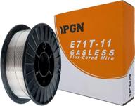 pgn e71t-11: gasless flux core mild steel mig welding wire (0.8mm) - 10 lbs spool logo