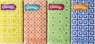 удобная упаковка kleenex pocket pack: 🧻 белая бумажная салфетка для комфорта в пути. логотип