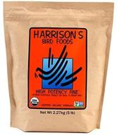 🐦 harrison's великолепное питание для птиц высокой энергетической ценности, 5 фунтов логотип