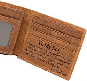 img 3 attached to 👝 Men's Wallets - Stylish Accessories for Mom and Son