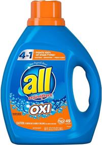 img 4 attached to 🧺 Liquid Laundry Detergent with Oxi Stain Removers and Whiteners - 49 Loads, 88 fl oz
