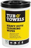 🧼 tub o towels tw90 heavy-duty 10x12 multi-surface cleaning wipes, 90 count canister logo