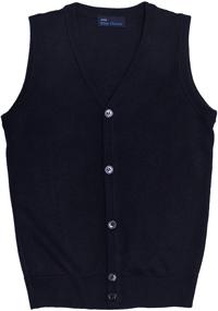 img 1 attached to Blue Ocean Cardigan Sweater Vest 7T