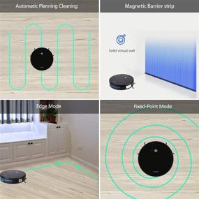 img 1 attached to 🤖 Робот-пылесос CLOBOT - Ультратонкий дизайн, Мощная 1500Pa всасывание, Самозарядный робот-пылесос с Wi-Fi и подключением к Alexa - Идеально подходит для сбора шерсти домашних животных, жестких полов и ковров средней плотности - В комплекте границы