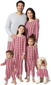 img 4 attached to 🍬 Experience Sweet Dreams with PajamaGram's Red White Peppermint Twist Pajamas