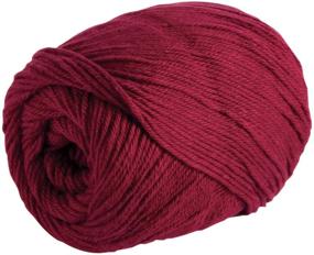 Knit Picks Dishie Worsted Cotton Yarn (Pomegranate) - 3.5…