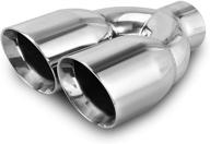 autosaver88 exhaust outlet stainless tailpipe logo