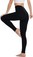 👖 in'voland women's yoga leggings with tummy control - power flex active tights pants for gym workout logo