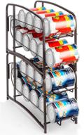 🥫 maximize space and organize canned drinks with auledio stackable beverage can dispenser rack - 2 pack логотип