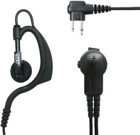 img 3 attached to 🎧 ARC Ear Hook Lapel Microphone: Enhanced Communication for Motorola Radios with 2 Pin Connector