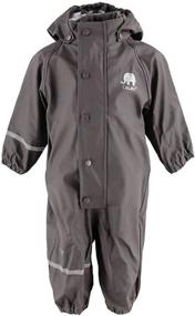 img 2 attached to 🌧️ CeLaVi Unisex Baby Toddler Waterproof Reflective One Piece Rainsuit - Perfect for Kids, Boys, and Girls