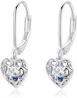 серьги sterling crystal leverback earring логотип