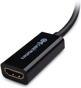 img 1 attached to 🔌 Cable Matters 4K DisplayPort to HDMI Adapter: High-Definition Conversion at its Finest!