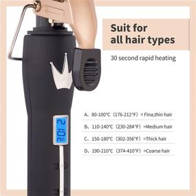 img 2 attached to 🔥 Versatile and Adjustable Dual Voltage Heat Resistant Hairstyling Tool
