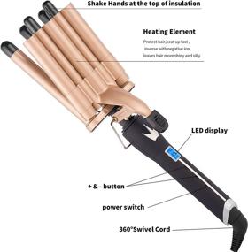 img 1 attached to 🔥 Versatile and Adjustable Dual Voltage Heat Resistant Hairstyling Tool