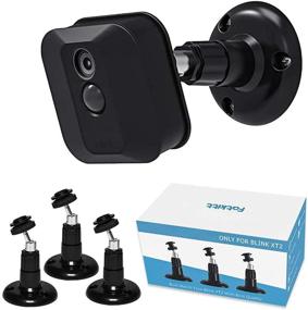 img 4 attached to Blink XT/XT2 Camera Wall Mount Bracket - 360° Adjustable for Indoor/Outdoor Use - 3 Pack