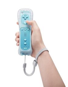img 1 attached to Nintendo Wii Remote Plus in Vibrant Blue - Enhanced Motion Control for Immersive Gaming Experience