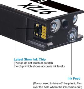 img 2 attached to 💯 High-Quality Compatible 972X Ink Cartridges Replacement for HP 972A – Work Efficiently with HP Pagewide Pro Printer Models 452dn, 452dw, 477dn, 477dw, 552dw, 577dw, P55250dw, P57750dw – 4 Pack (1 Black, 1 Cyan, 1 Magenta, 1 Yellow)