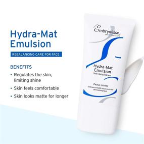 img 3 attached to Эмульсия Embryolisse Hydra Matte - 1.35 Fl. OZ, Увлажнитель для лица для жирной и комбинированной кожи 🌿 - Увлажняющий крем для лица с матовым финишем - Повседневный уход для кожи, поглощает излишки себума и уменьшает блеск