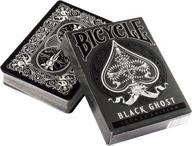 🃏 enhance your card game skills with ellusionist bicycle black ghost playing cards - perfect for magic tricks, games and more - unbeatable smooth finish логотип