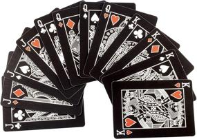 img 1 attached to 🃏 Enhance Your Card Game Skills with Ellusionist Bicycle Black Ghost Playing Cards - Perfect for Magic Tricks, Games and More - Unbeatable Smooth Finish