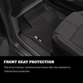img 3 attached to 🚗 Protect Your Vehicle's Front Floor with Husky Liners X-act Contour Black Floor Liner - 53561 (TYC53571)
