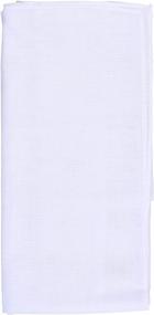 img 3 attached to Van Heusen Pack Handkerchiefs White