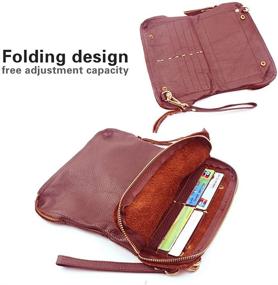 img 1 attached to PParth Women's Crossbody Wallet: Stylish Genuine Leather Organizer Handbag