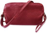 pparth women's crossbody wallet: stylish genuine leather organizer handbag logo