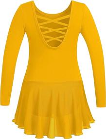 img 4 attached to Sleeve Leotard Graceful Attached QT5029 06 M Sports & Fitness in Other Sports