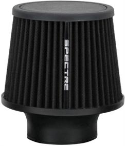 img 4 attached to 🔍 Spectre Universal Clamp-On Air Filter: High Performance, Washable Filter: Round Tapered; 3" (76 mm) Flange ID; 6.5" (165 mm) Height; 6" (152 mm) Base; 4.75" (121 mm) Top, SPE-9131, Black