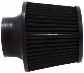 img 2 attached to 🔍 Spectre Universal Clamp-On Air Filter: High Performance, Washable Filter: Round Tapered; 3" (76 mm) Flange ID; 6.5" (165 mm) Height; 6" (152 mm) Base; 4.75" (121 mm) Top, SPE-9131, Black