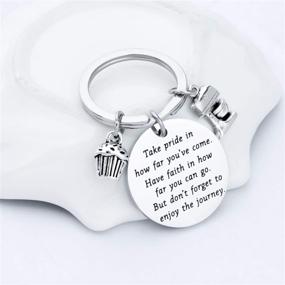 img 1 attached to 🎂 FUSTMW Baker Keychain: Inspiring Culinary Keepsake Gift to Celebrate Milestones in Baking Journey