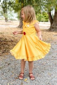 img 2 attached to 👑 Enchanting Little Adventures Yellow Beauty Princess Costume – Radiate Royal Elegance!