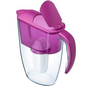 img 2 attached to AQUAPHOR Smile Water Filter Jug: Cyclamen Pink with A5 Cartridge - 350litre Capacity