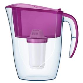 img 1 attached to AQUAPHOR Smile Water Filter Jug: Cyclamen Pink with A5 Cartridge - 350litre Capacity