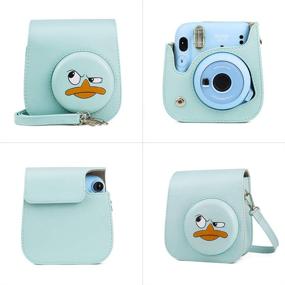 img 2 attached to 📸 WOGOZAN Accessories Kit for Fujifilm Instax Mini 11 Instant Camera: including Camera Case & Accessories Bundle (Angry Duckling)