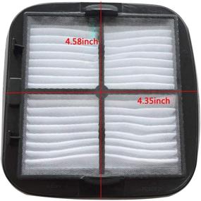 img 3 attached to 4-Pack EZ SPARES Replacement Filters for Bissell Cleanview Hand Vac - HEPA Filters for CleanView Vacuums, Hand Vac Auto-Mate - Fits Part Numbers 2037416 and 2031432 97D5