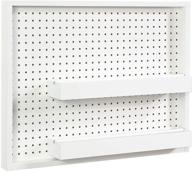🔨 organize and decorate with sauder craft mounted pegboard trays logo