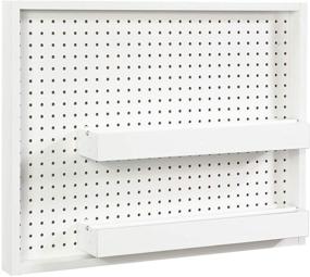 img 4 attached to 🔨 Organize and Decorate with Sauder Craft Mounted Pegboard Trays