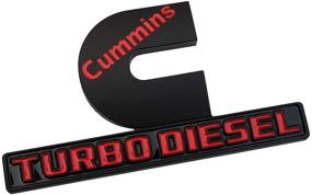 img 1 attached to Cummins Diesel Emblems Compatible Nameplate