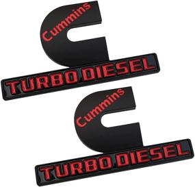 img 4 attached to Cummins Diesel Emblems Compatible Nameplate