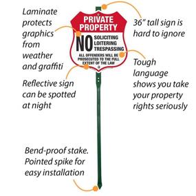 img 3 attached to 🚫 Private Property Sign by SmartSign