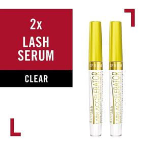 img 1 attached to Rimmel Lash Accelerator Serum - Clear, Pack of 2 (22ml in Total)