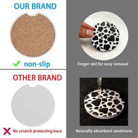 img 1 attached to Coasters HETERI Absorbent Ceramic Removal Food Service Equipment & Supplies