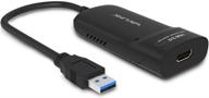 wavlink usb 3.0 к hdmi адаптер для windows и chrome os - поддерживает несколько мониторов, разрешение 2048x1152, встроенный аудиопорт - чип displaylink, 6 мониторов логотип