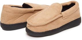 img 1 attached to Skysole Micro Suede Slippers Outdoor Moccasin
