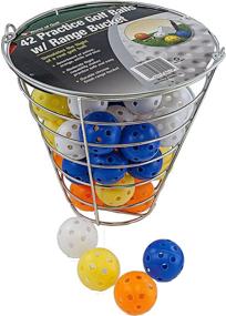 img 1 attached to 🏌️ Golf Practice Balls - Jef World of Golf Gifts and Gallery, Inc. (Pack of 42 Multi-Colored Balls)