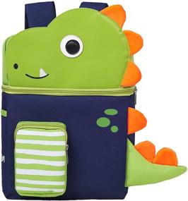 img 4 attached to 🦕 Dinosaur-themed Toddler Backpack for Kindergarten School: A Fun & Functional Choice